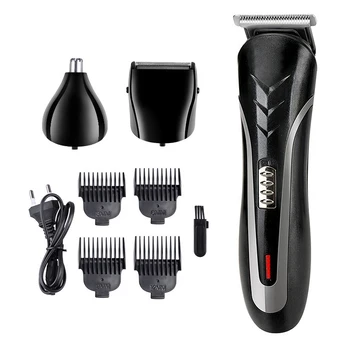Електрическа машина за подстригване на коса за мъже, професионална многофункционална бръснач 3 в 1, безжична машинка за оформяне на брада, акумулаторна самобръсначка за носа