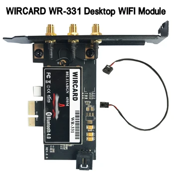 WIRCARD WR-331 BCM94331 двойна лента WIFI Модул PCI-EX1 WIFI Карта За настолни компютри 450 Mbps За hackintosh