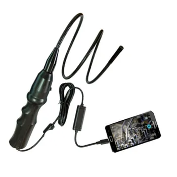 7-мм 1,3-мегапикселов водоустойчив ендоскоп IP67 за мобилни устройства с Android и Windows USB