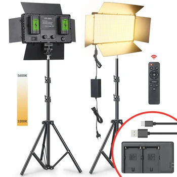 U800 led лампа за фото студио с батерия за Youbute Game Live Video Lighting 50 W Преносим панел за запис на снимки попълнете лампа