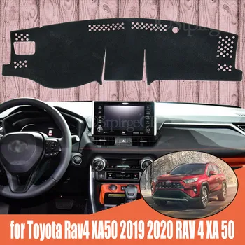 Подложка за арматурното табло Dashmat Капак на таблото, Защитен лист килим за Toyota Rav4 XA50 2019 2020 Стил RAV 4 XA 50