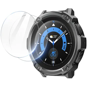 За Samsung Galaxy Watch 5 Pro Калъф 45 мм (2022) SUPCASE UB Здрав Защитен Калъф с 2 Пакети Защитни фолиа, изработени от закалено Стъкло