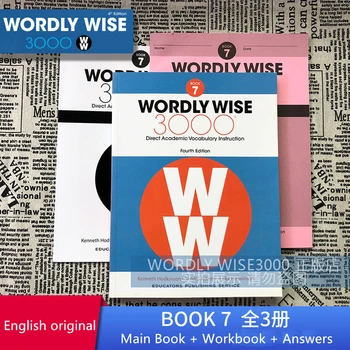 WORLDLY WISE 3000 Книга K-Book12 IELTS, TOEFL Разширяване на лексика на английски думи Книга 7 Изучаване на английски език за деца-Безплатна Доставка