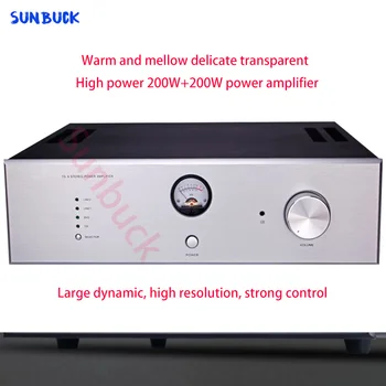 Симетрична Конструкция диференциална схема Sunbuck Field effect 2.0 400 W + 400 W высокомощный разход на Усилвател на мощност HI-FI Аудио