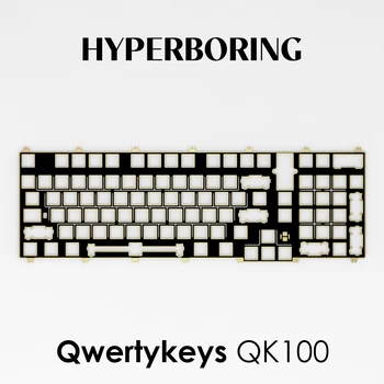 Qwertykeys QK100 клавиатура пластинчатый PC POM FR4 с пластинчатым на стена