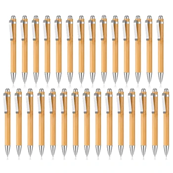 Бамбукови дръжки за гравиране, набор, дървени сгъваем бамбук дръжка с допълнителна превръзка с черно мастило, химикалка химикалка, писалка за водене на дневник