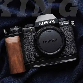 За цифров Фотоапарат Fuji Fujifilm xs10 x-s10 Arca-Swiss RSS L Вид дървена Скоба Статив Быстроразъемная Плоча е в Основата на Дръжката