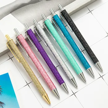 Химикалка писалка Click Канцеларски материали, ученически пособия, многоцветен химикалка химикалка метална подарък за бизнес дръжка
