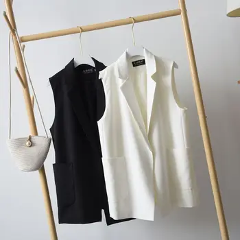 Нов OL модерен женски костюм, жилетка, кратък стил, еластичен колан, тънки дома, офис женски върховете голям размер, черно, бежово яке G01