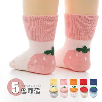 0-5 години, пролетно-есенни чорапи за малки момичета и момчета, памучни, меки детски чорапи в корейски стил, чорапи за момичета и момчета