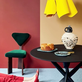 Скандинавски дизайн, жираф, дървена облегалка, лесно луксозно обяд стол за възрастни, модерен минималистичен ресторант на маса, мебели за дома, Muebles