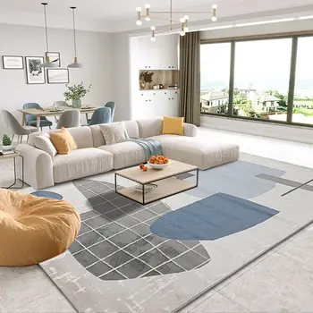 Скандинавски луксозен килим за хол, голям е размерът на 300x400, модерни висококачествени декорация, домашен подложка за подови настилки, килими за спални, килим за хол