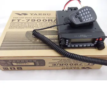 YAESU FT-7900R двойна лента UHF-VHF FM-Радиоприемник 10 КМ Любител на Базова Станция За Мобилна Радио + SG7900 Антена Nagoya RB400 Скоба