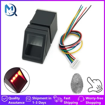Оптичен модул, четец за пръстови отпечатъци R307, сензор за заключване, сериен интерфейс за комуникация, модул за идентификация на пръстови отпечатъци 300-1000