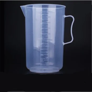 2000 мл пластмасова чаша с мащаба на пластмасова мерителна чаша пластмасова чаша с дръжка