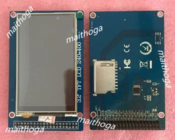 maithoga 3.2-инчов 40-пинов Модул Цветен екран TFT LCD със Сензорен панел HX8352A Drive IC 240 (RGB)*400 SD-карта 3,3 V Пинов Конектор