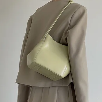 Увядшая 2023, Нова мода, чанта от телешка кожа във френския средновековен стил, ретро чанта от телешка кожа ръчно изработени, дамски