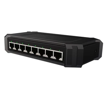 TXE067-8-port gigabit ethernet unmanaged switch Мрежата за мониторинг на восьмипортовый switch Plug EU