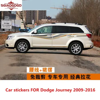 Автомобилни стикери за Dodge Journey 2009-2016, декоративни стикери талия, външен вид, персонални потребителски етикети