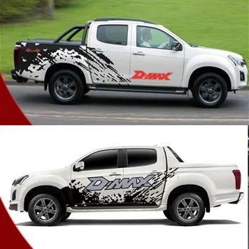 Автомобилни стикери за ISUZU D-MAX 2012-2019 внедорожное обстановка на купето стикер с графити DMAX персонализирани потребителски етикети