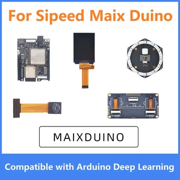 1 Комплект за Sipeed Maix Duino Development Board K210 RISC-V AI + комплект модули ESP32 с 2,4-инчов екран + микрофон решетка + бинокулярная камера