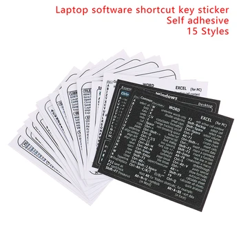 Стикер с комбинация от клавиши за Windows PC за настолни КОМПЮТРИ стикер с надпис софтуер за настолни компютри
