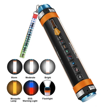 Преносими фенерчета USB LED Лагер Light Акумулаторна IP68 водоустойчив аварийно фенерче Магнитно оборудване за къмпинг на открито