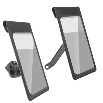 Велосипеден титуляр за телефон, огледало за обратно виждане, волан, непромокаемая чанта за мобилен телефон, пылезащитная, защищающая от разклащане, градинска велосипедна чанта за телефон за пътни велосипеди