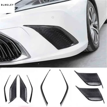 1 много Автомобили стикер ABS, изработени от въглеродни влакна с шкурка на изхода Предна броня, декоративна капачка за 2018 2019 LEXUS ES200 260 300H MK7