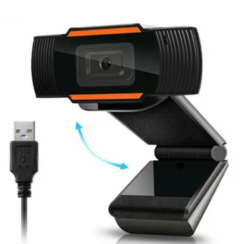 Уеб камера в реално време на USB 2.0, Уеб камера за КОМПЮТЪР, широк екран видео С микрофон Конферентна камера с висока разделителна способност 1080P Без водачи