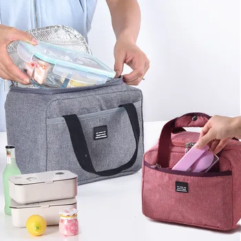 Термосумки за обяд, преносима чанта за пикник, пътна кутия за закуска, Училищни удобна чанта-хладилник за обяд, чанта за хранене