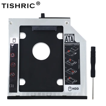 TISHRIC 9,5 мм, SATA 3,0 Твърд Диск Caddy Case Box Твърд Диск 2,5 