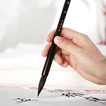 Ouyang Xun Обикновен Набор от Четки за писане Професионален Клас Четка За Калиграфия Писалка За Писане на Мишката Мустаци Невестулка Коса Каллиграфическая Дръжка