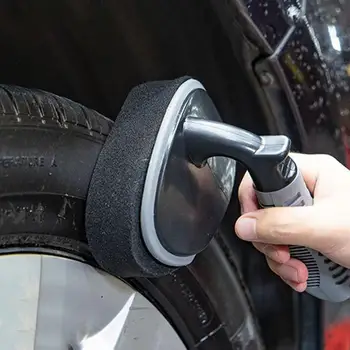 Четка за измиване на автомобила, четка за вощения автомобилни гуми, подобно на гъба, четка за вощения глазура, не е лесно разлагаща подобно на гъба и четка за полиране