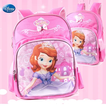 Детски училищни чанти с красиви мультфильмами на Дисни, водоустойчив детски училищен раница с голям капацитет, сладък студентски чанти за момичета