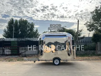 Обичай концессионный трейлър за хранене Малка количка за кафе с хот-догами Мобилен камион за бързо хранене за продажби в Дубай, Канада