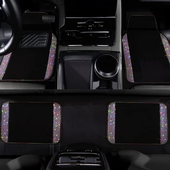 Автомобилни постелки с диаманти за Dodge Avenger Caravan Зарядно устройство Charger RT Challenger SRT Аксесоари за автомобилни килими DartBling