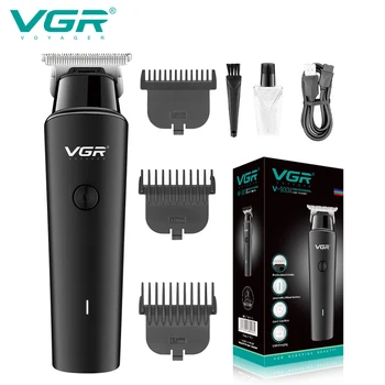Машинка за подстригване за коса VGR Професионална машина за рязане на коса, акумулаторна машина за подстригване безжична машинка за оформяне на брада, фризьорски тример за мъже V-933