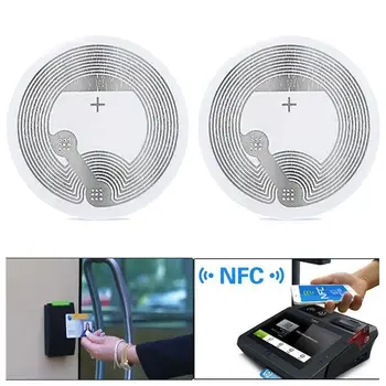 Ntag213 NFC етикет, стикер за телефон, набор от лепило етикети RFID-етикет, 144 байта, бързо четене, съвместимост с устройства с NFC (20 бр)