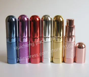 6x6 мл пълни с преносим мини-флакон за парфюм пътен алуминиев пулверизатор-спрей празни саксии са достъпни всички цветове