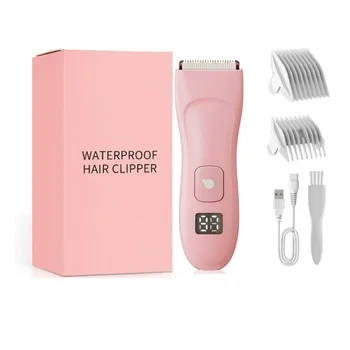 USB акумулаторна машинка за подстригване за коса, безжична машина за подстригване на коса, машина за рязане на цялото тяло, моющаяся самобръсначка за оформяне на брада, с позиционирующей гребен