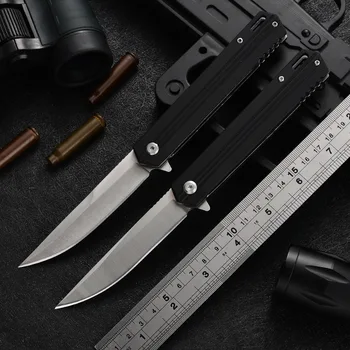 Сгъваем нож от стомана G10 с дръжка D2, джобен нож, процеса на производство на машини с ЦПУ, сгъваем нож, тактически нож, ловни ножове за улицата