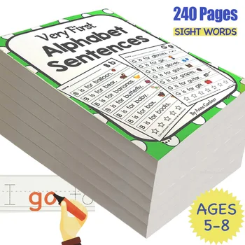 240 Страници на английски език Интерактивен наръчник за деца, изучаване на задължителни лексика, за търсене и на практика често срещаните думи