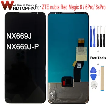 AMOLED За ZTE nubia Red Магията на 6 Pro 6pro LCD дисплей NX669J-P Дисплей Панел на Таблета 6,8 