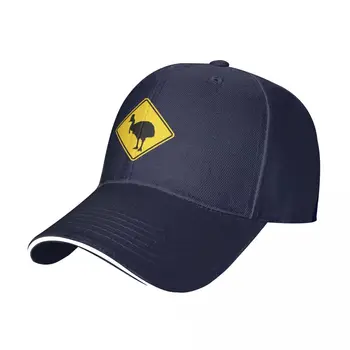 Нова бейзболна шапка с участието на австралийската птица казуар Southern warningBaseball, коледни шапки, шапка голям размер, шапка шофьор на камион, дамски мъжки