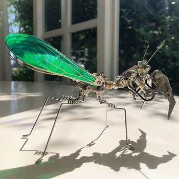 258 бр. + 3D механични насекоми в стил steampunk, фентъзи, молитвен червей, на пъзел, на играчка за сглобяване 