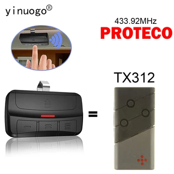 Дистанционно управление PROTECO PROTECO TX312 дистанционно управление на гаражни врати 433,92 Mhz, отварачка за врата, контролер PROTECO TX312 за врата електрически