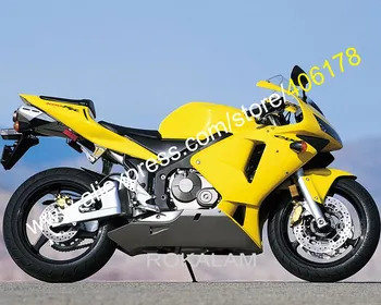 За Honda CBR600RR F5 03 04 2003 2004 Спортен Мотоциклет Жълт Черен Огнен Обтекател на Купето (шприцоване)