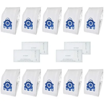 10 бр. сменяеми торбички за прах за почистване Miele Type GN и 4 опаковки филтри S2 S5 S8 C1 C3 Аксесоари за прахосмукачка