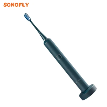 SONOFLY ShowSee Sonic Smart Електрическа четка за зъби акумулаторна IPX7 водоустойчив мека кожа избелваща зъбите 3 дюзи за почистване на четки D22